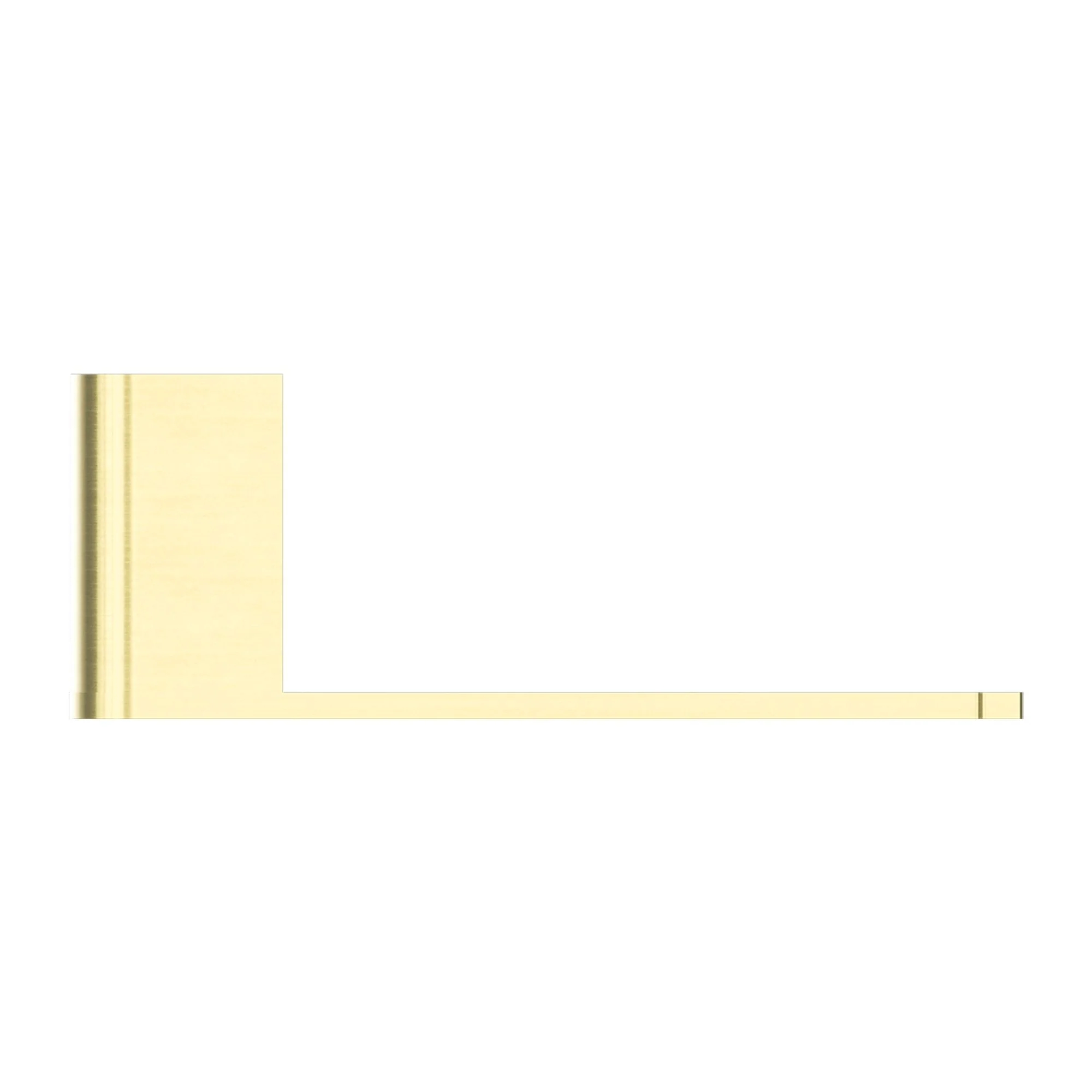 Nero Bianca Toilet Roll Holder - Brushed Gold - Image 3