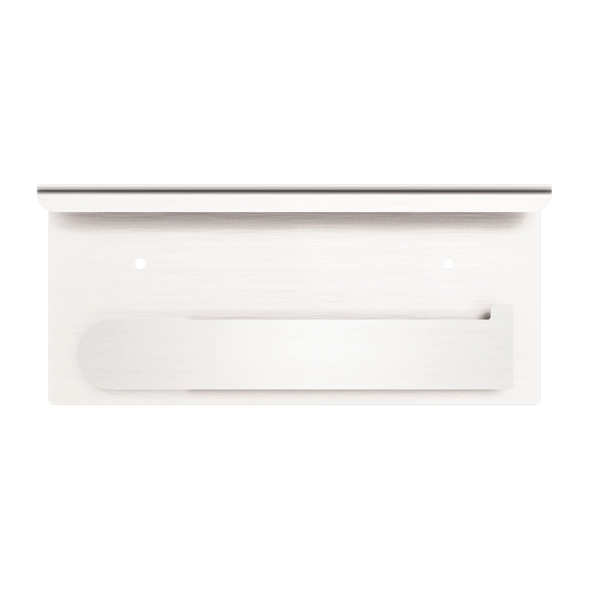 Nero Bianca Toilet Roll Holder With Phone Holder - Brushed Nickel - Image 3