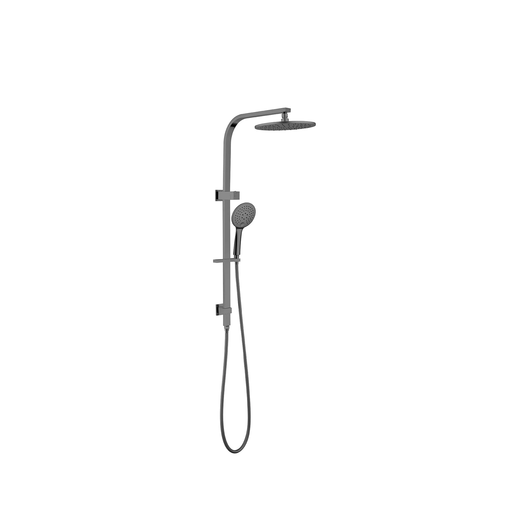 Nero Bianca Twin Shower - Gun Metal