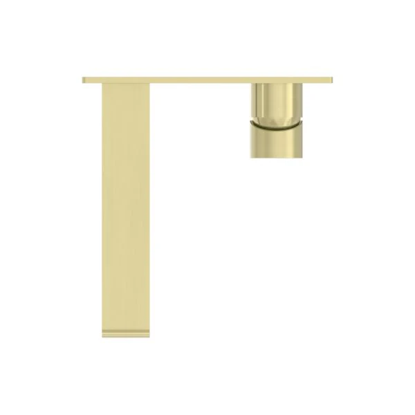 Nero Bianca Wall Basin/Bath Mixer - Brushed Gold - Image 3