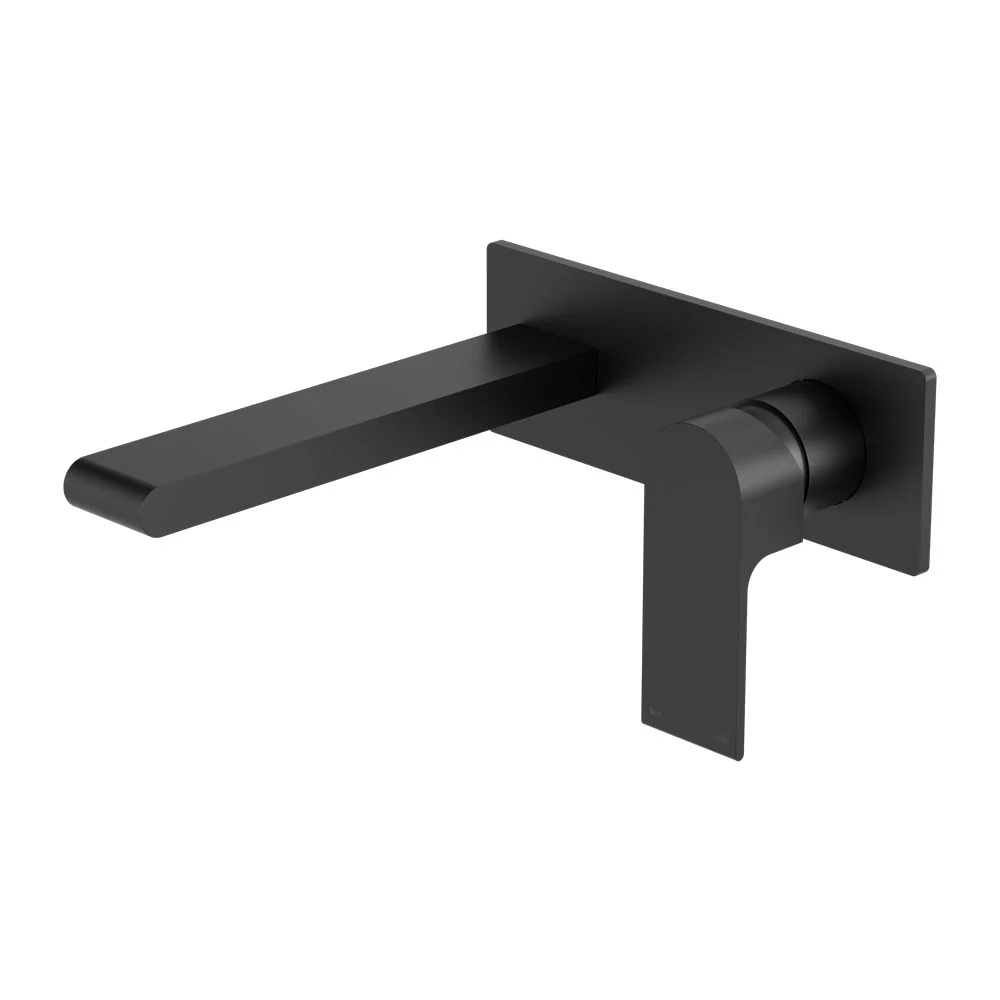 Nero Bianca Wall Basin/Bath Mixer - Black Matte