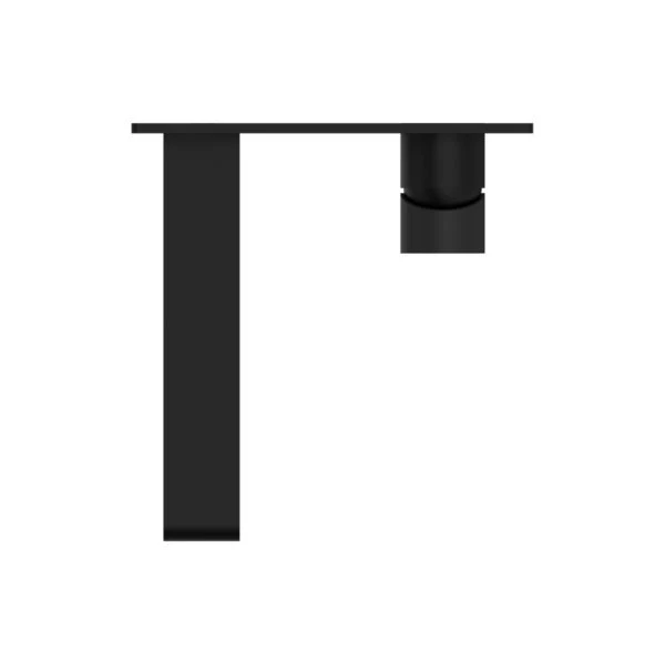 Nero Bianca Wall Basin/Bath Mixer - Black Matte - Image 3