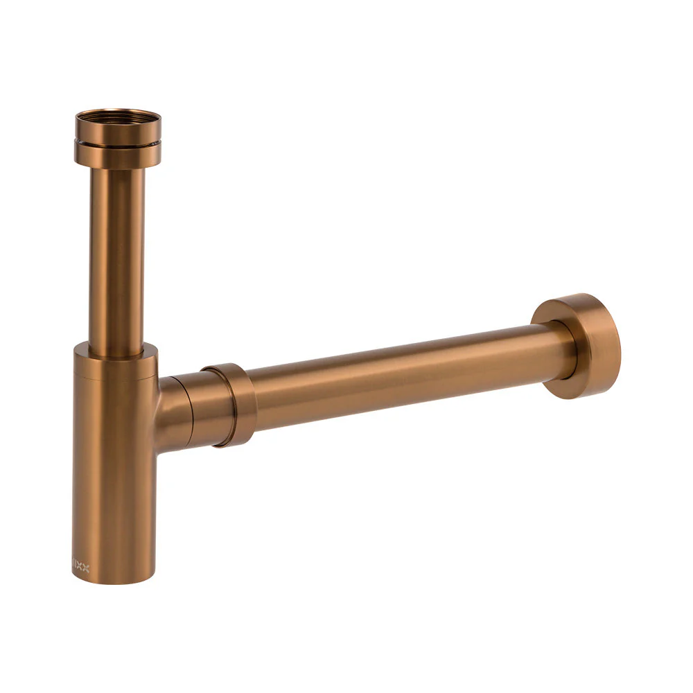 Mixx Brass Bottle Trap Round - Brushed Bronze