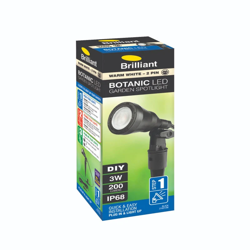 Brilliant Botanic 3W LED Garden Spotlight - 3000K (Warm White) - Image 2