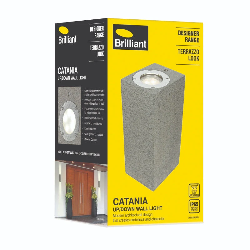 Brilliant Catania Terrazzo Up/Down Wall Light - Image 4