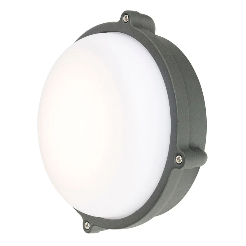 Brilliant Delatite Round LED Bunker - 12W