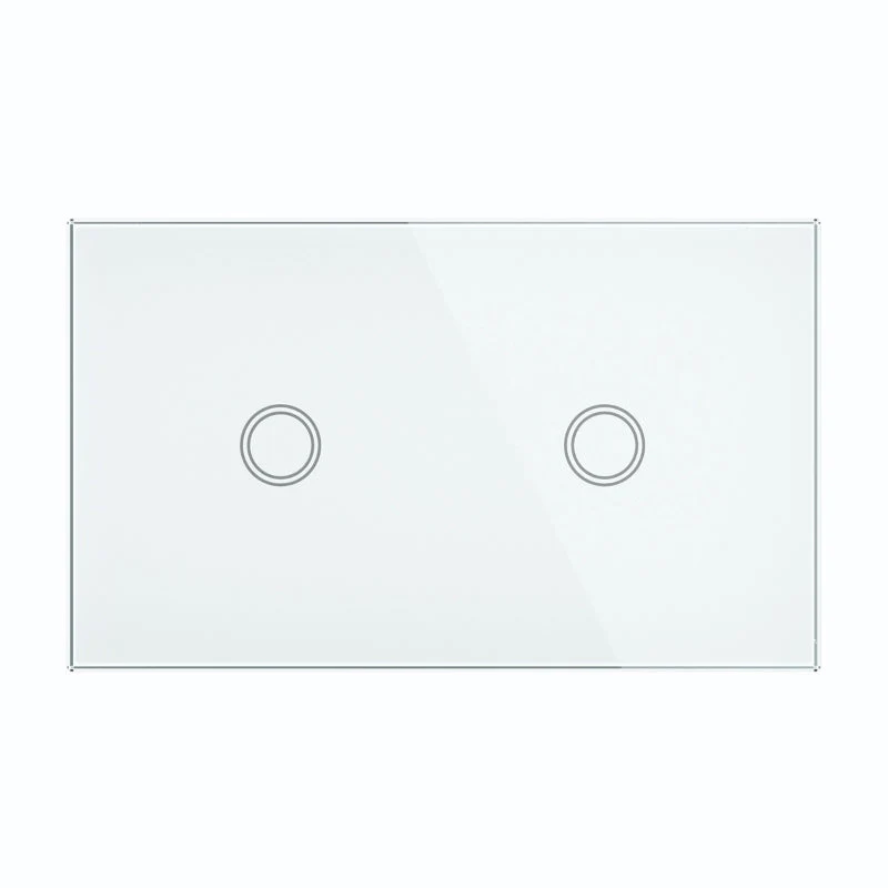 Brilliant Elite Glass Wall Switches - 2-Gang