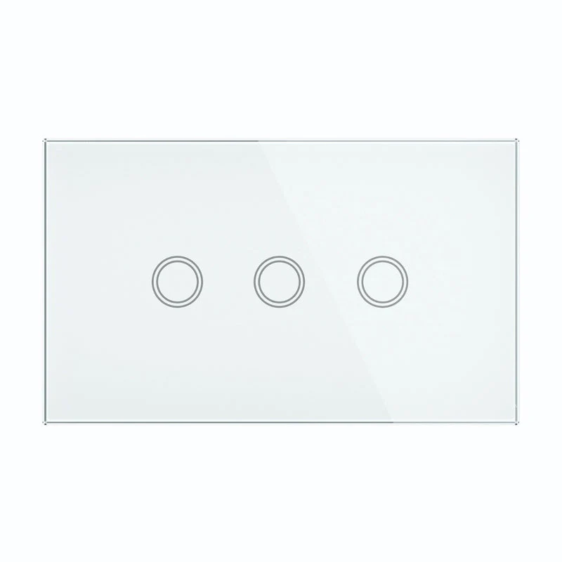 Brilliant Elite Glass Wall Switches - 3-Gang