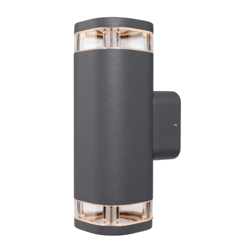 Brilliant Glenelg-Ambient LED Up/Down Exterior Wall Light - Charcoal - Image 2