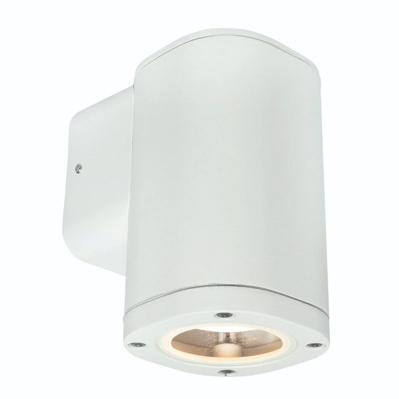 Brilliant Glenelg LED Fixed Exterior Wall Light - White