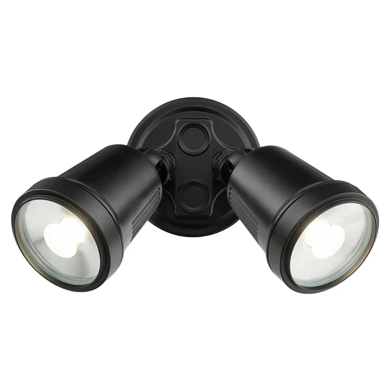 Brilliant Hunter-Trio CCT LED 2 Light Floodlight - Black - Image 2