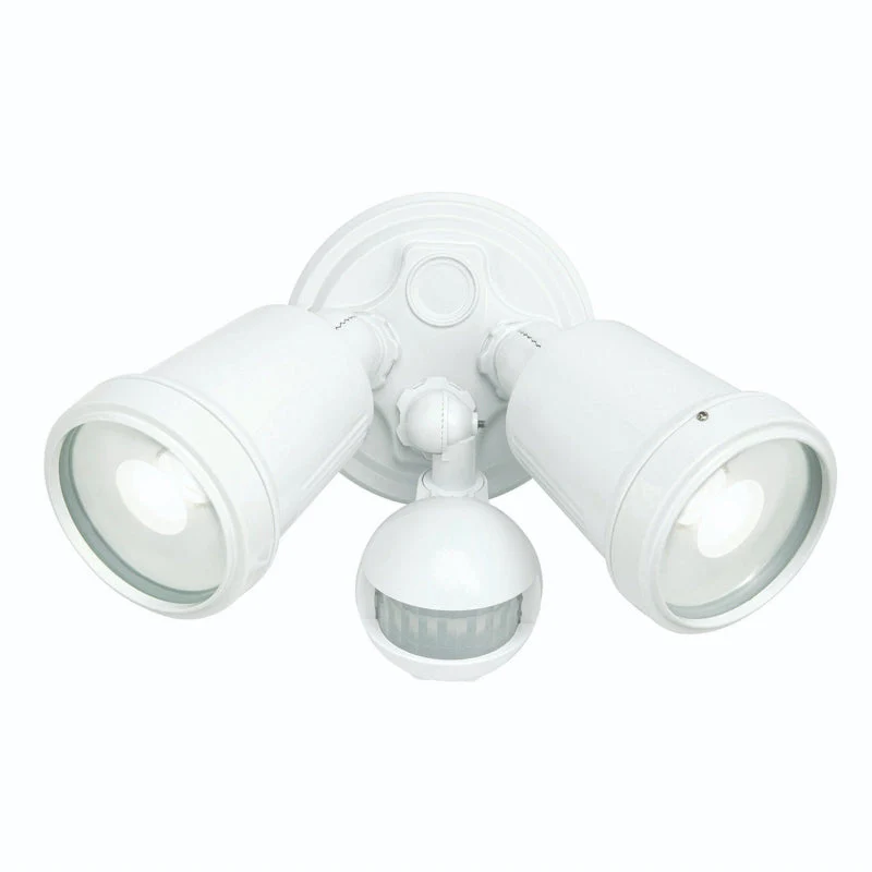 Brilliant Hunter-Trio CCT LED 2 Light Floodlight with Sensor - White - Image 2