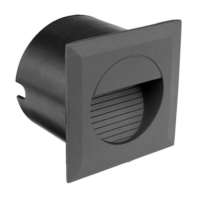 Brilliant Lachlan LED Step Light - Charcoal