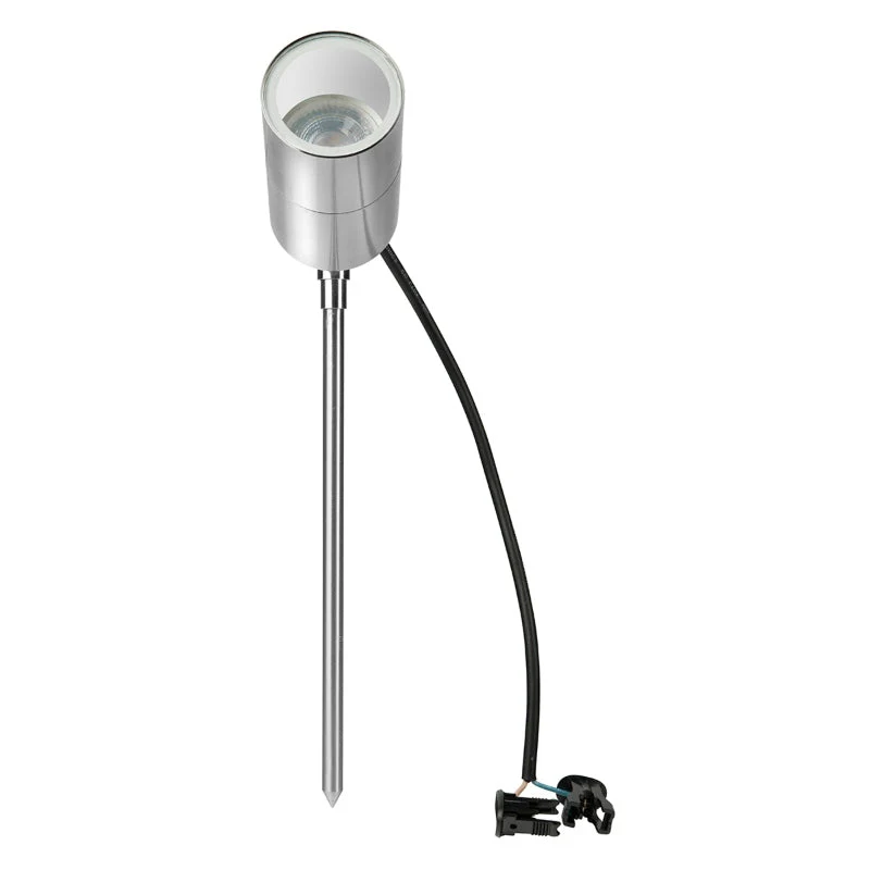 Brilliant Seaford LED Garden Spotlight - Chrome - Image 2