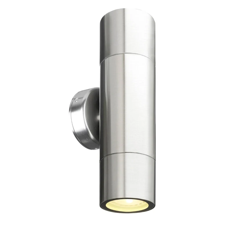Brilliant Seaford Up/Down LED Wall Light - Stainless Steel 316