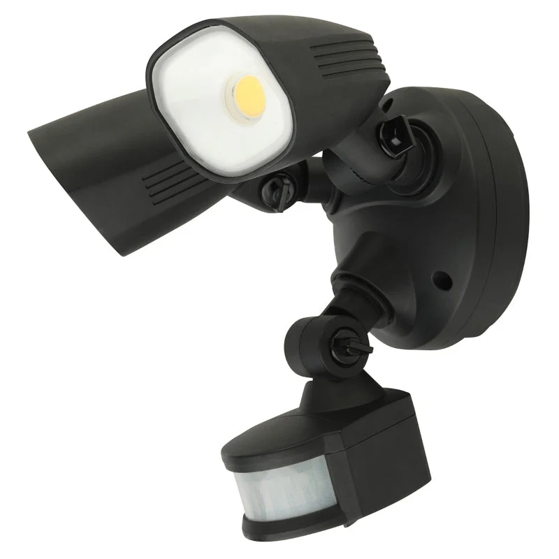 Brilliant Shielder LED 2 Light Floodlight with Sensor - Black - Image 2