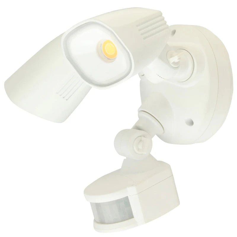 Brilliant Shielder LED 2 Light Floodlight with Sensor - White - Image 2