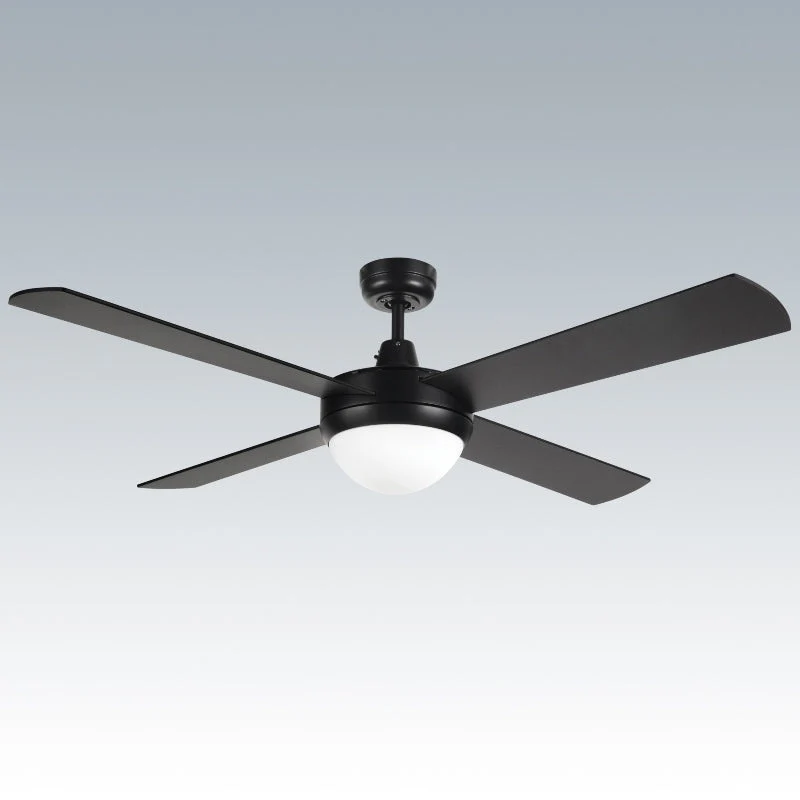 Brilliant Tempest-II 52in. AC Ceiling Fan with Light - Black - Image 2