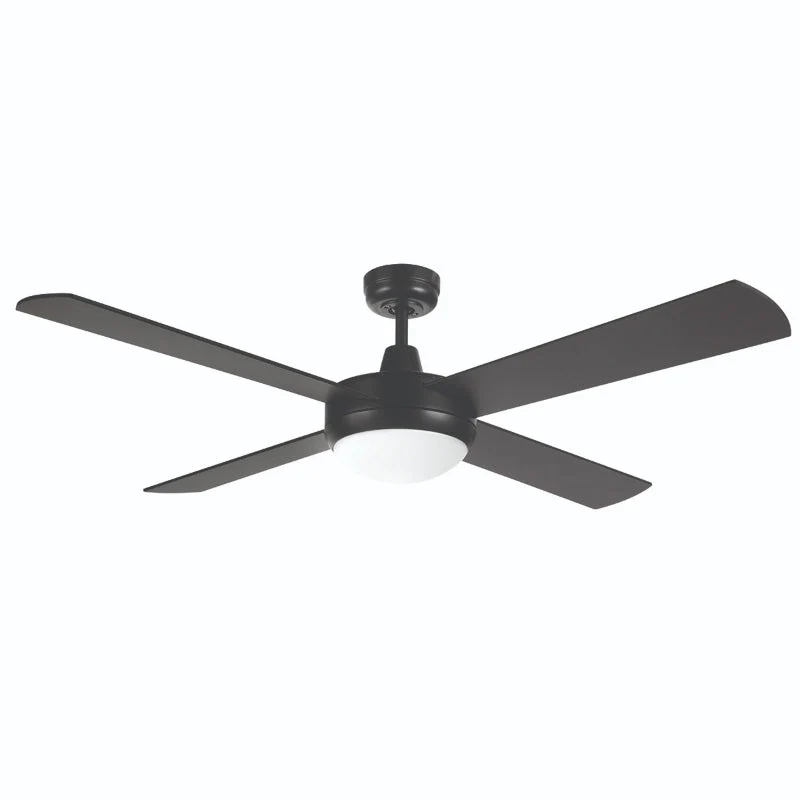 Brilliant Tempest LED 52in. AC Ceiling Fan with CCT Light - Black