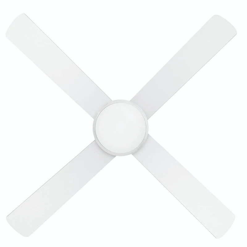 Brilliant Tempest LED 52in. AC Ceiling Fan with CCT Light - White - Image 2