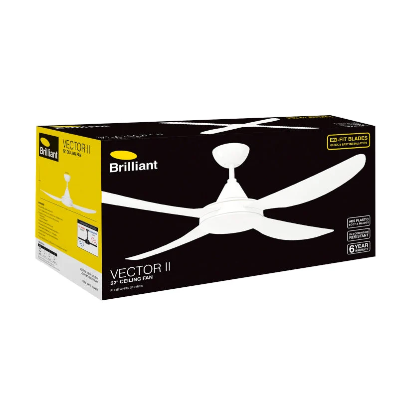 Brilliant Vector-II 48in. AC Ceiling Fan with Ezy-Fit Blades - Image 4