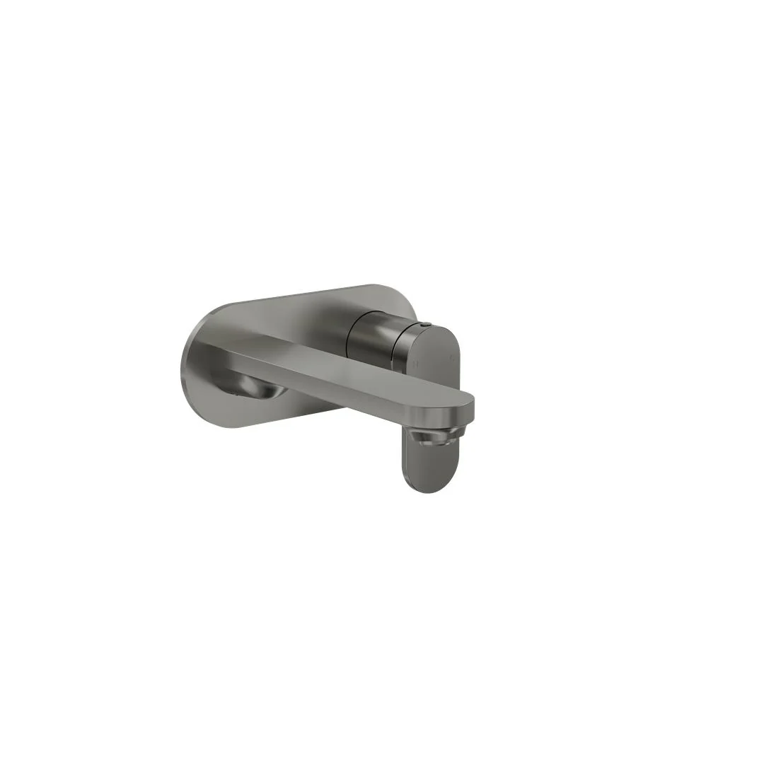 Linsol Capo 1-Plate Wall Basin or Bath Mixer Trim Kit - Gunmetal - Image 3
