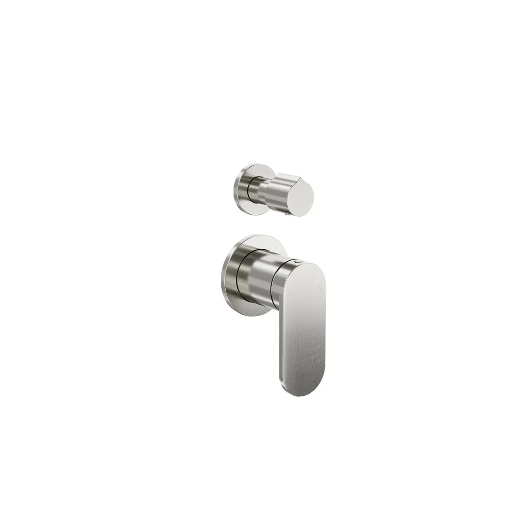 Linsol Capo 2-Plate Wall Mixer with Divertor Trim Kit - Chrome