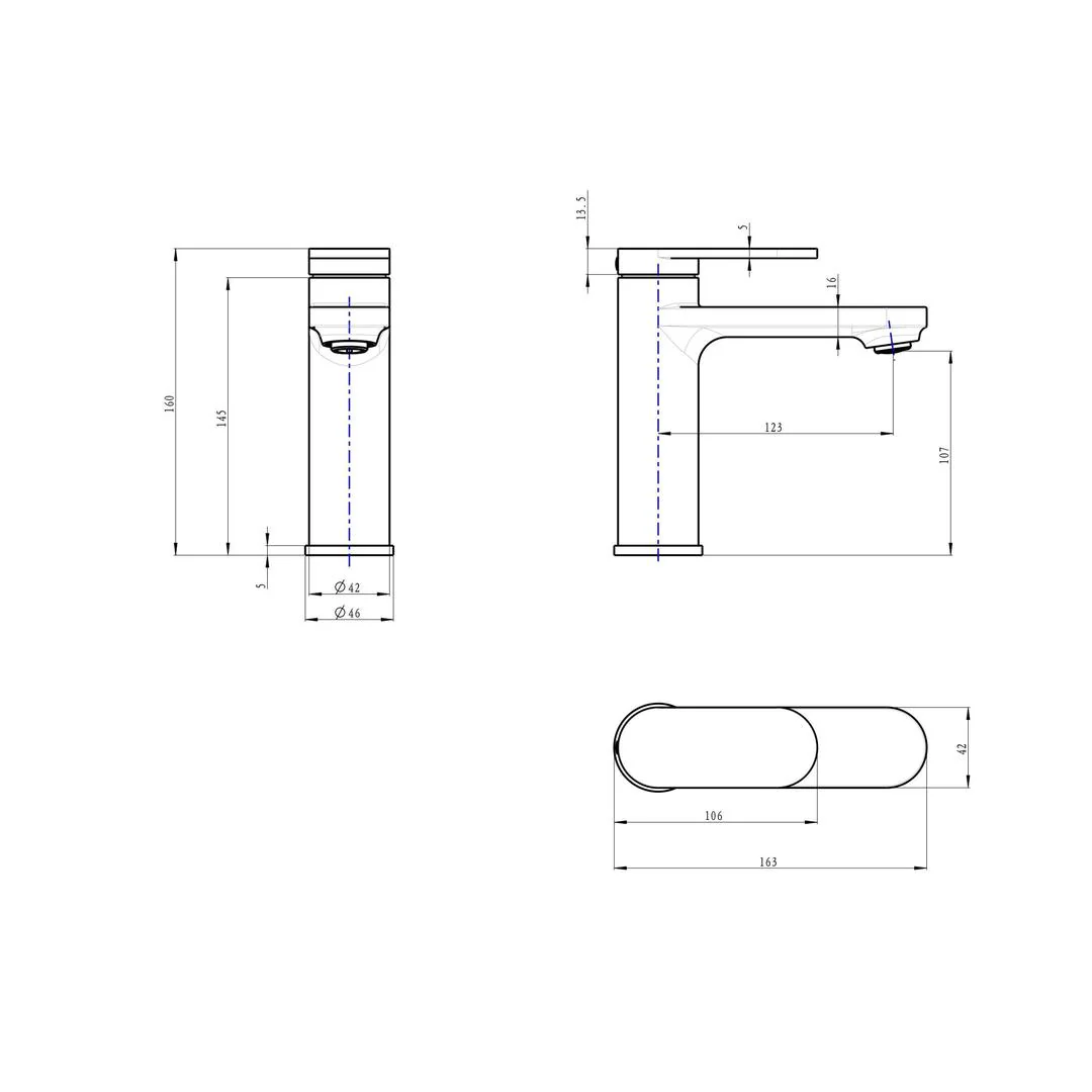 Linsol Capo Basin Mixer - Brushed Nickel - Image 4