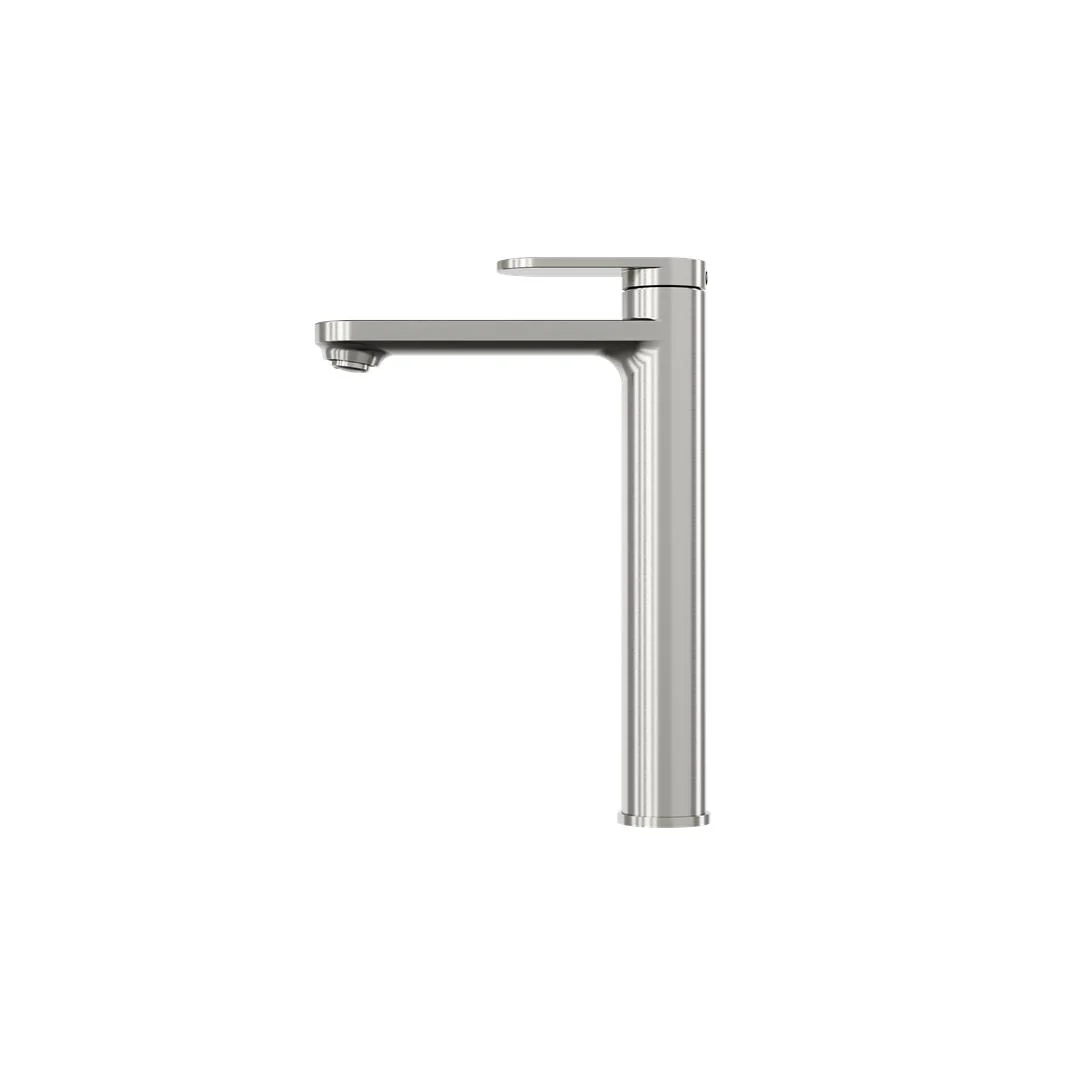 Linsol Capo Tall Basin Mixer - Brushed Nickel - Image 3