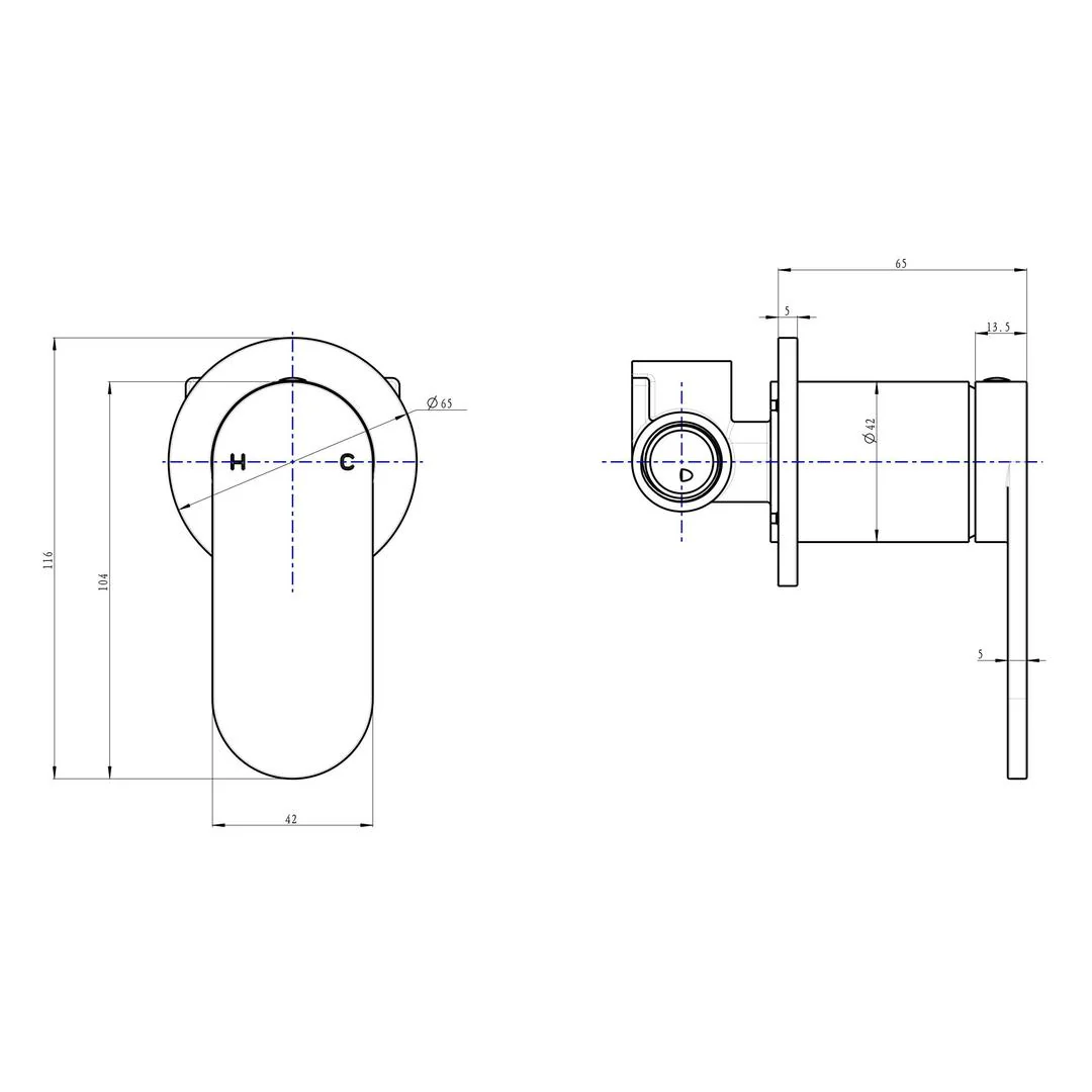 Linsol Capo Wall Mixer - Brushed Nickel - Image 3