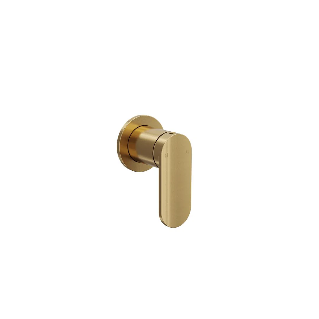 Linsol Capo Wall Mixer Trim Kit - Brushed Brass - Image 2