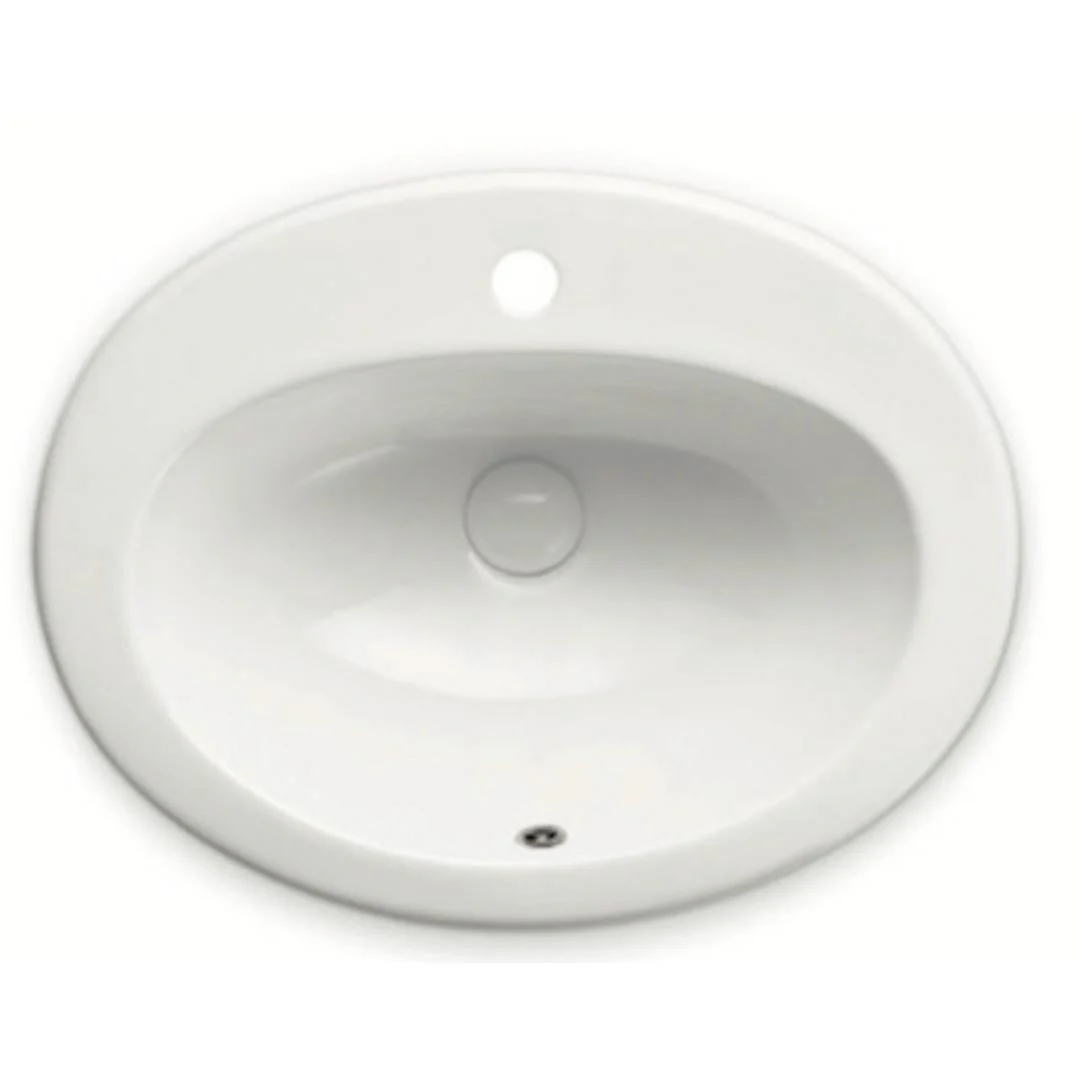Linsol Care Drop In Basin- Gloss White