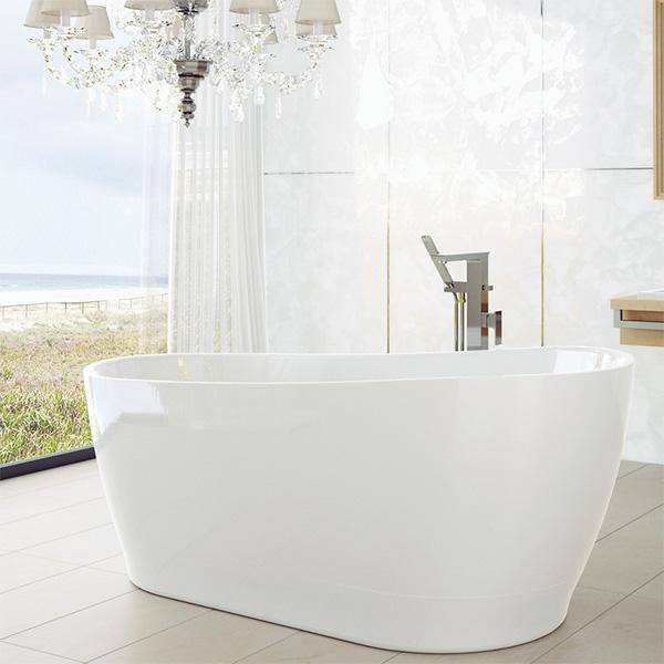 Caroma Blanc Freestanding Bath 1700mm - Image 2