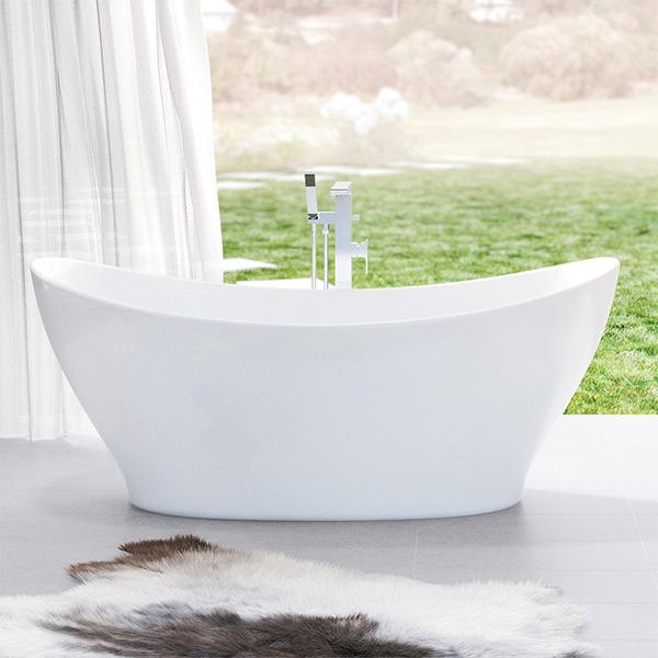Caroma Cupid Freestanding Bath - 1700mm - Image 2