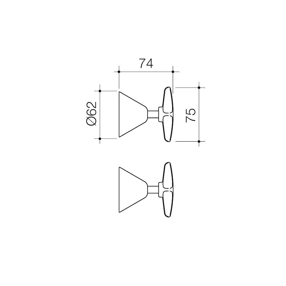 Caroma Elegance II Wall Top Assemblies - Image 2