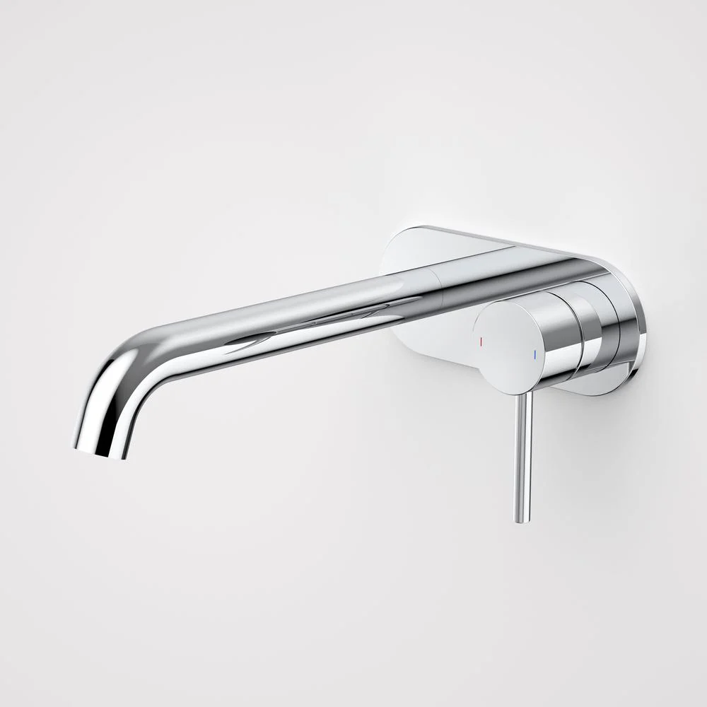 Caroma Liano II 210mm Wall Basin/Bath Mixer Single Plate - Chrome