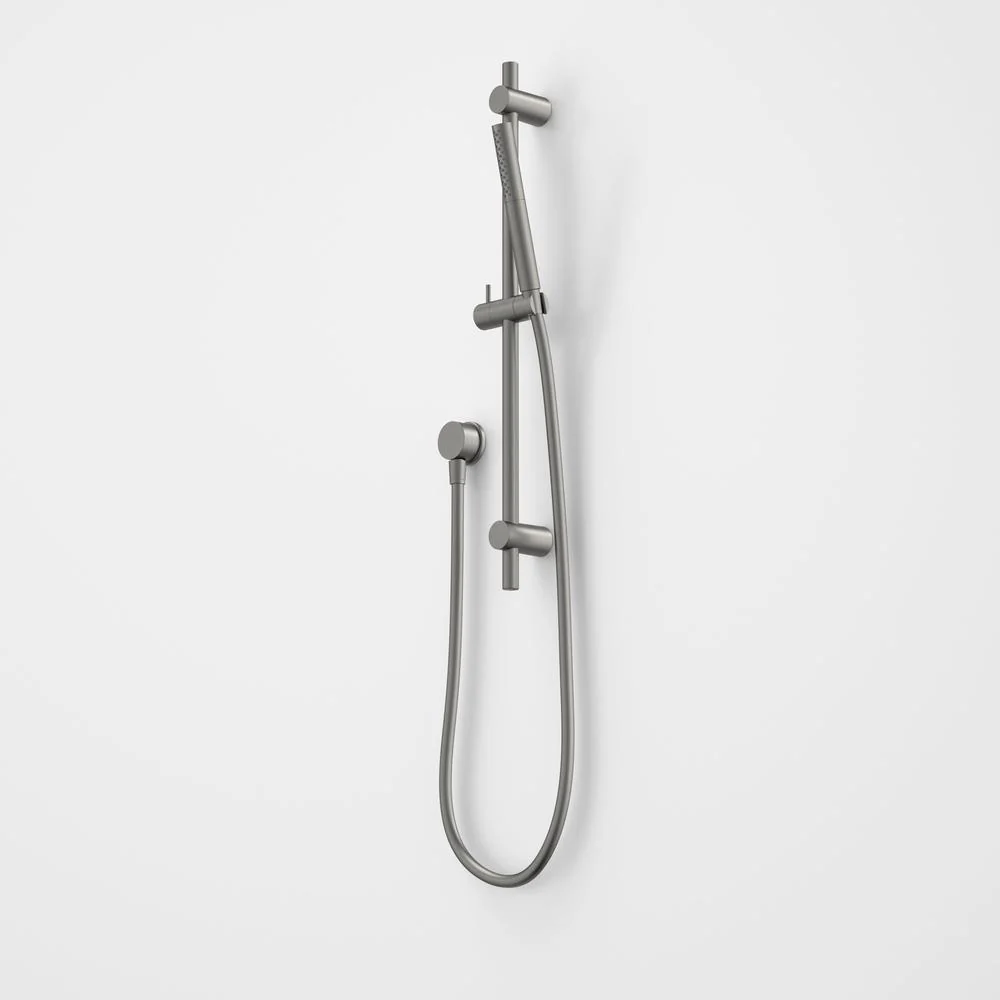 Caroma Liano II 3 Function Microphone Rail Shower - Gun Metal