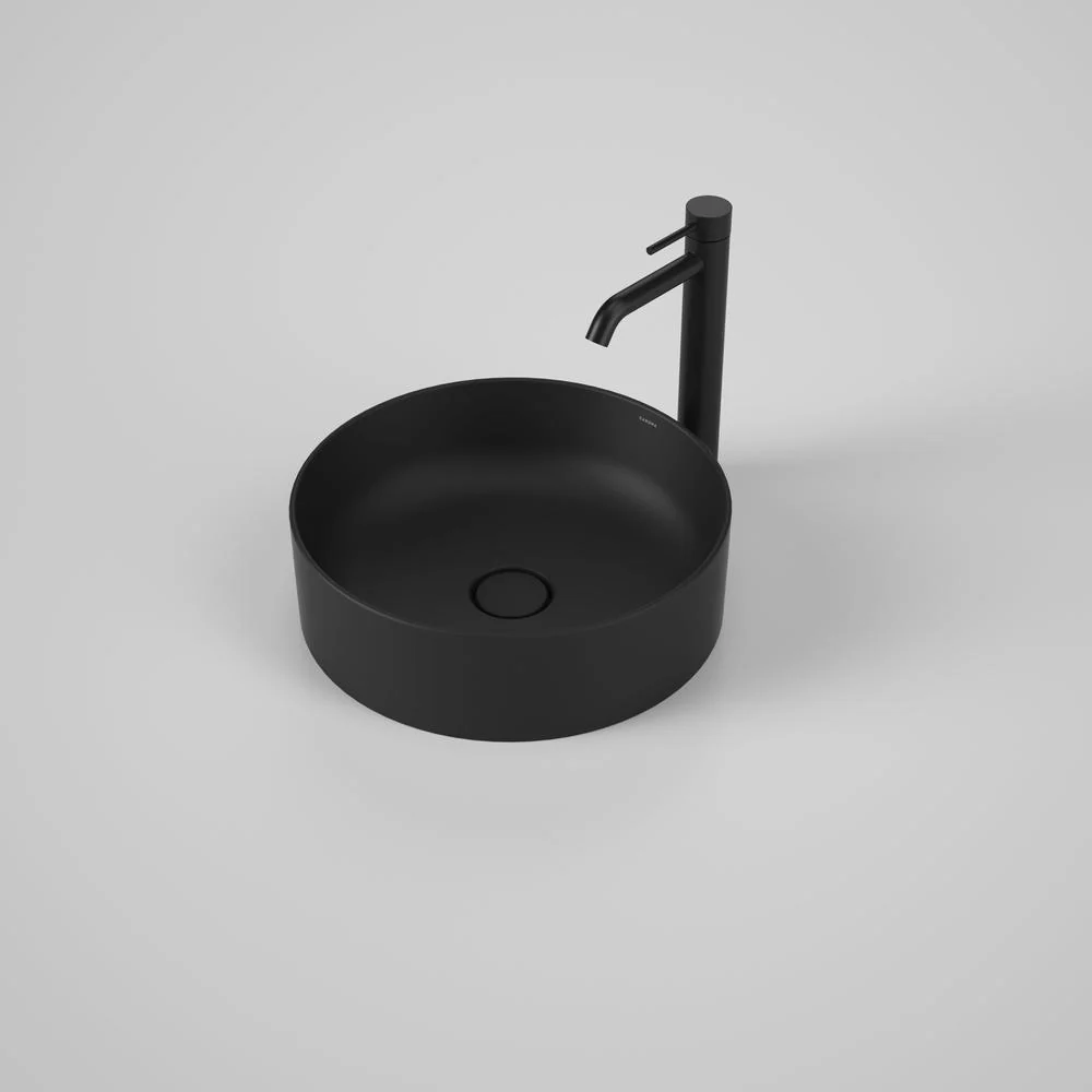 Caroma Liano II 400mm Above Counter Basin - Matte Black