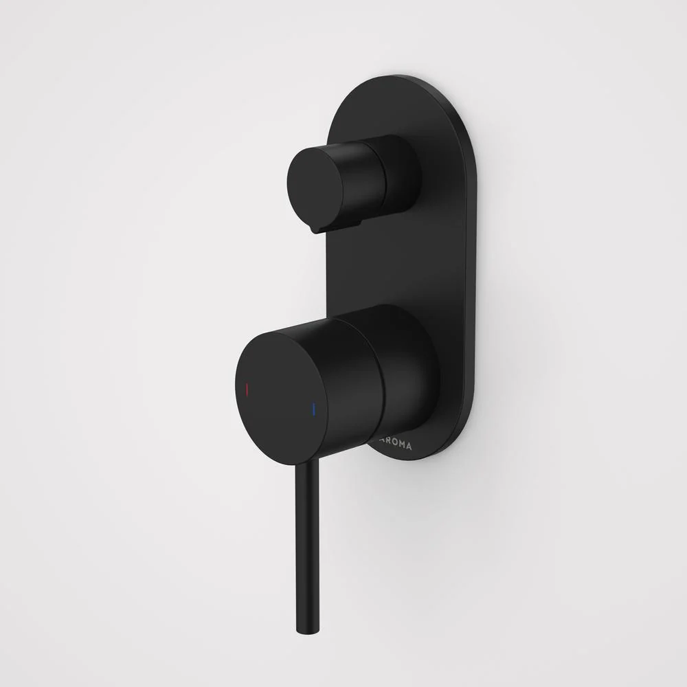 Caroma Liano II Bath/Shower Mixer With Diverter - Matte Black