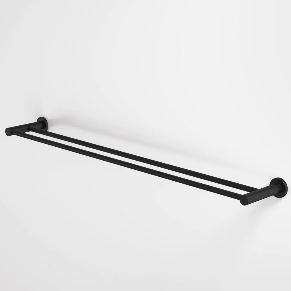 Caroma Liano II Double Towel Rail 840mm - Matte Black