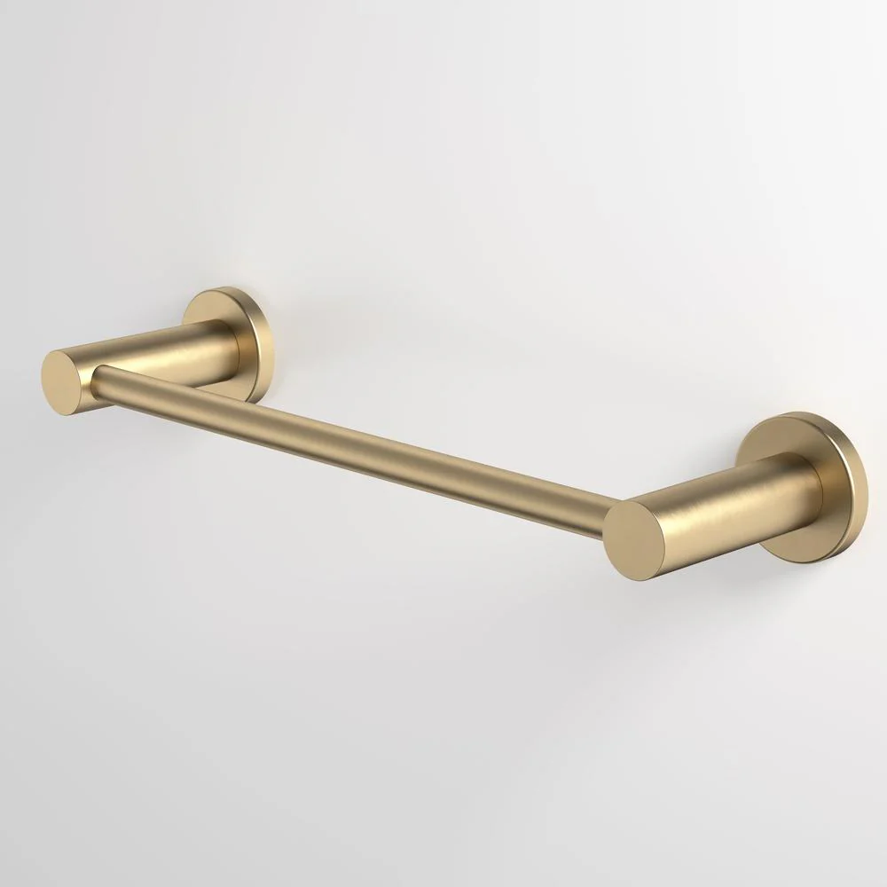 Caroma Liano II Hand Towel Rail - Brushed Brass