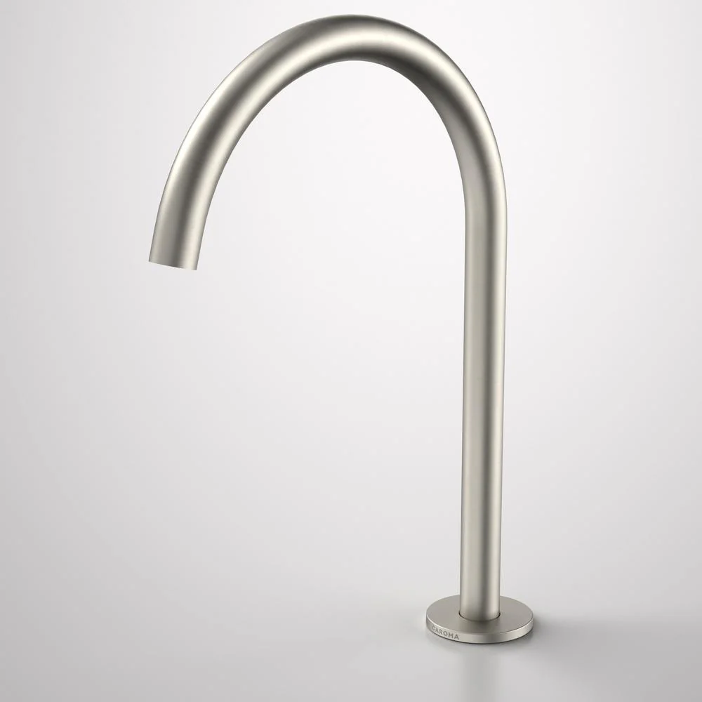 Caroma Liano II Hob Swivel Outlet 200mm - Brushed Nickel