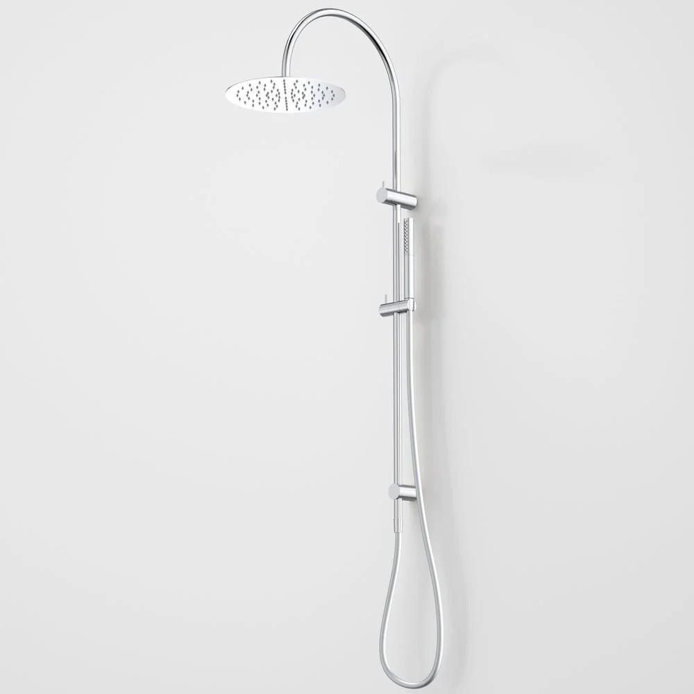 Caroma Liano II Rail Shower with Overhead - Chrome