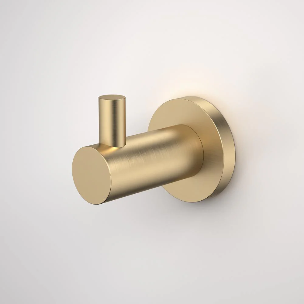 Caroma Liano II Robe Hook - Brushed Brass