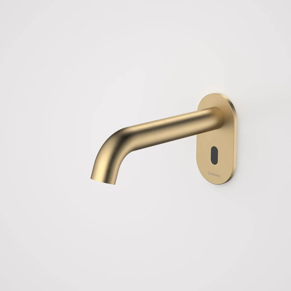 Caroma Liano II Sensor 175mm Wall Outlet Kit - Brushed Brass
