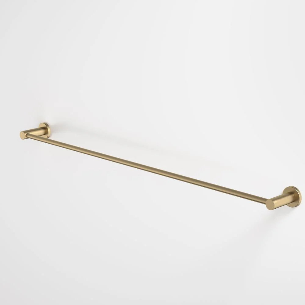 Caroma Liano II Single Towel Rail 840mm - Brushed Brass
