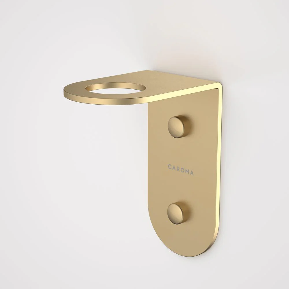 Caroma Liano II Soap Bottle Holder - Brushed Brass
