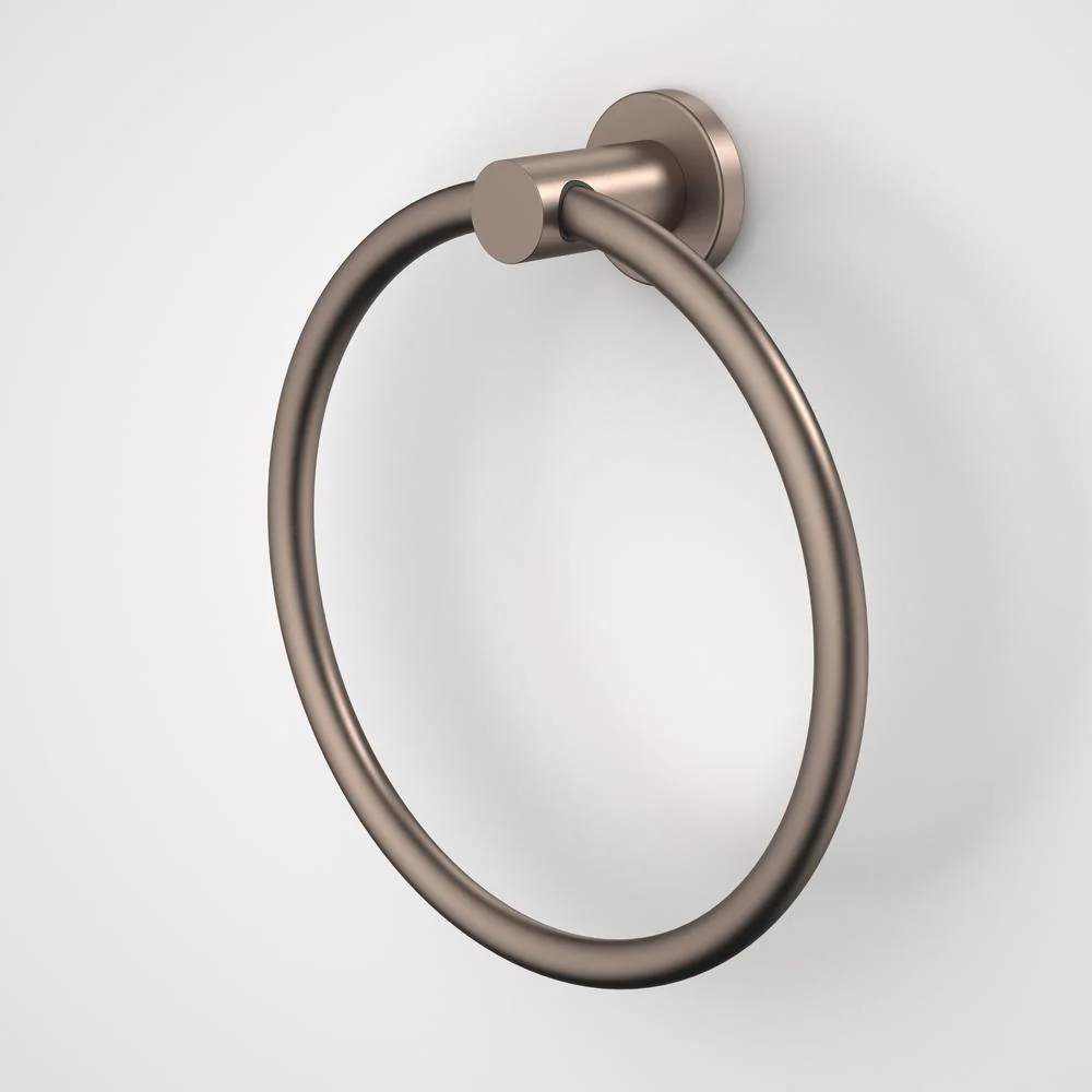 Caroma Liano II Towel Ring - Brushed Bronze