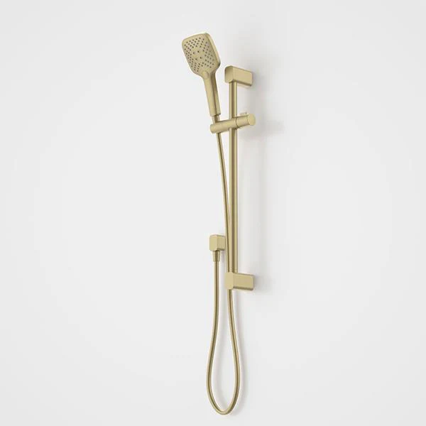 Caroma Luna Multifunctional Rail Shower - Brushed Brass