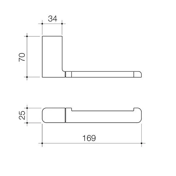 Caroma Luna Toilet Roll Holder - Brushed Nickel - Image 2